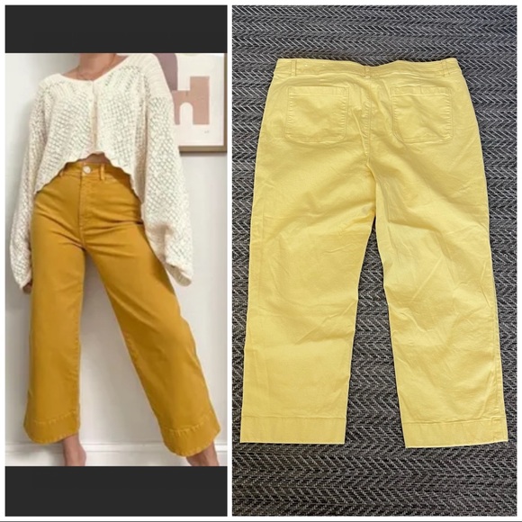 LOFT Denim - Loft high straight mustard jeans size 18